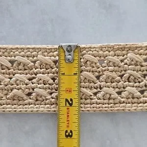 Sezane | Accessories | Sezane 0 Rafia Woven Belt | Poshmark display picture 2
